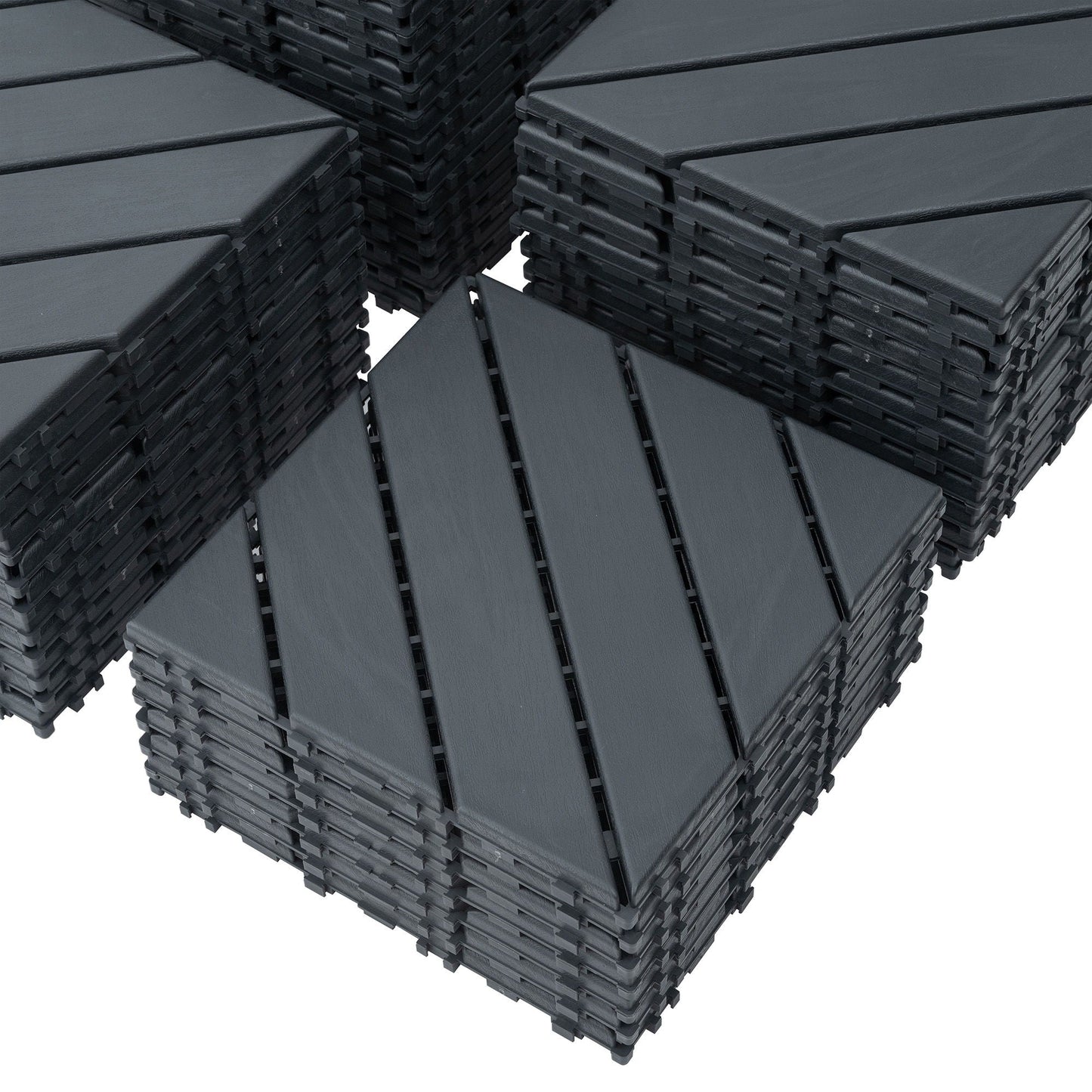 Durable Plastic Interlock Deck Tiles For a Home