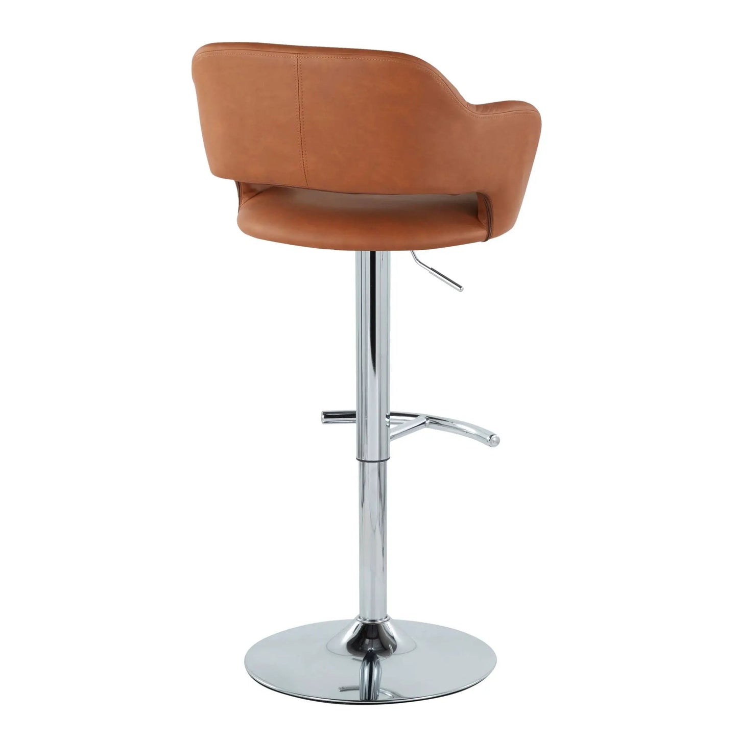 Margarite Contemporary Adjustable Barstool Swivel