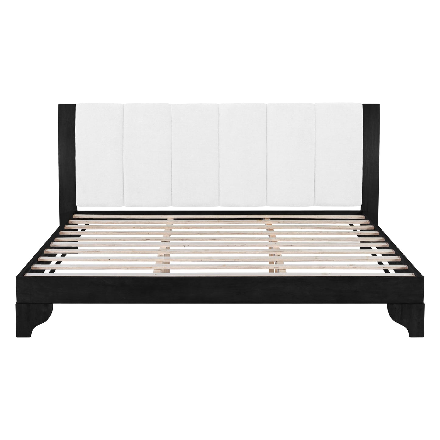 King Size Bed Frame in Black and White Color
