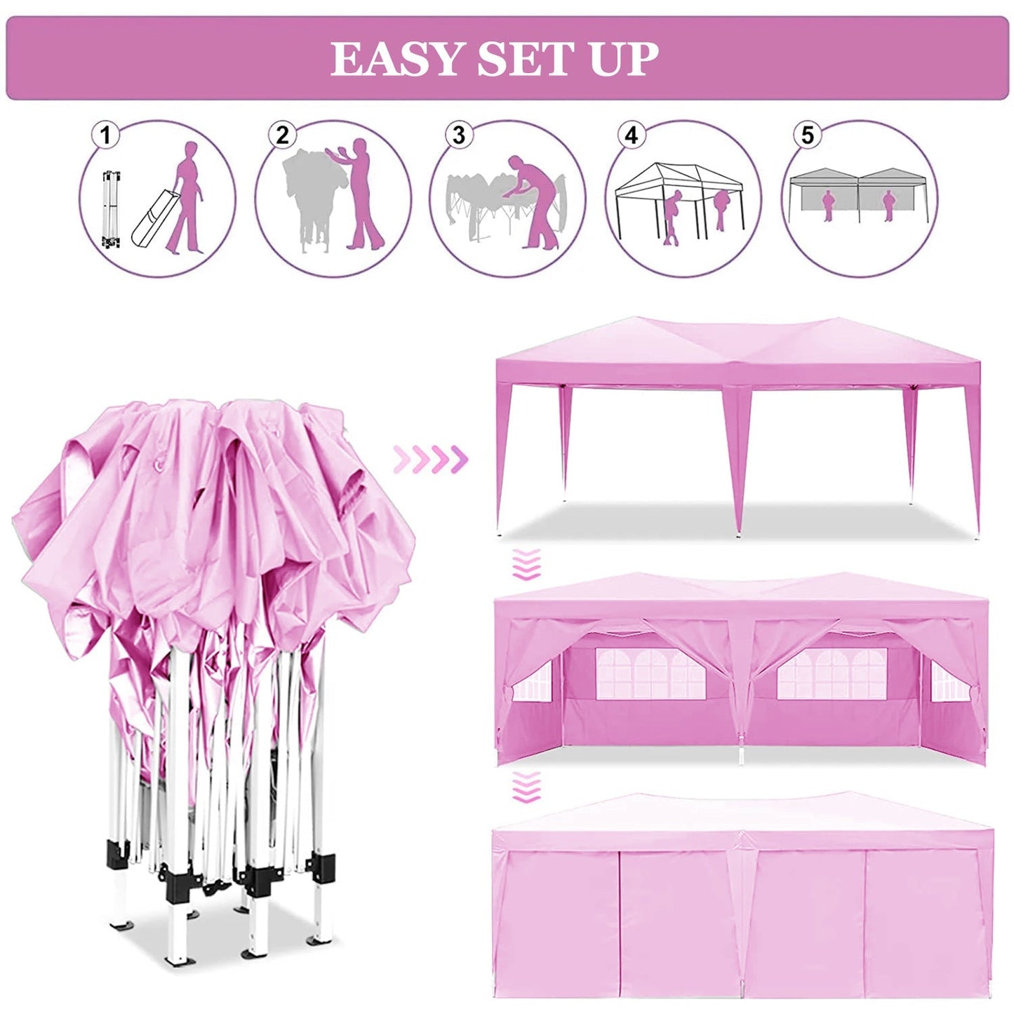 10x20 Folding Canopy For A Party And Outdoor Use