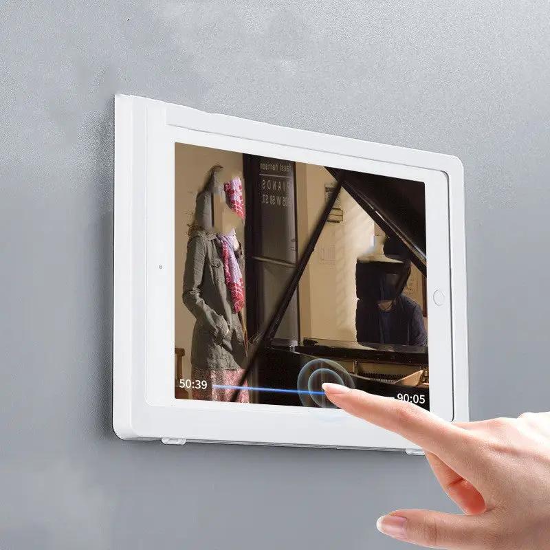 Swivel Bathroom Waterproof Phone Case Holder Shelving, white, wall-mounted by FLIPSTYLEZLLC on Tampa Home & Garden Store