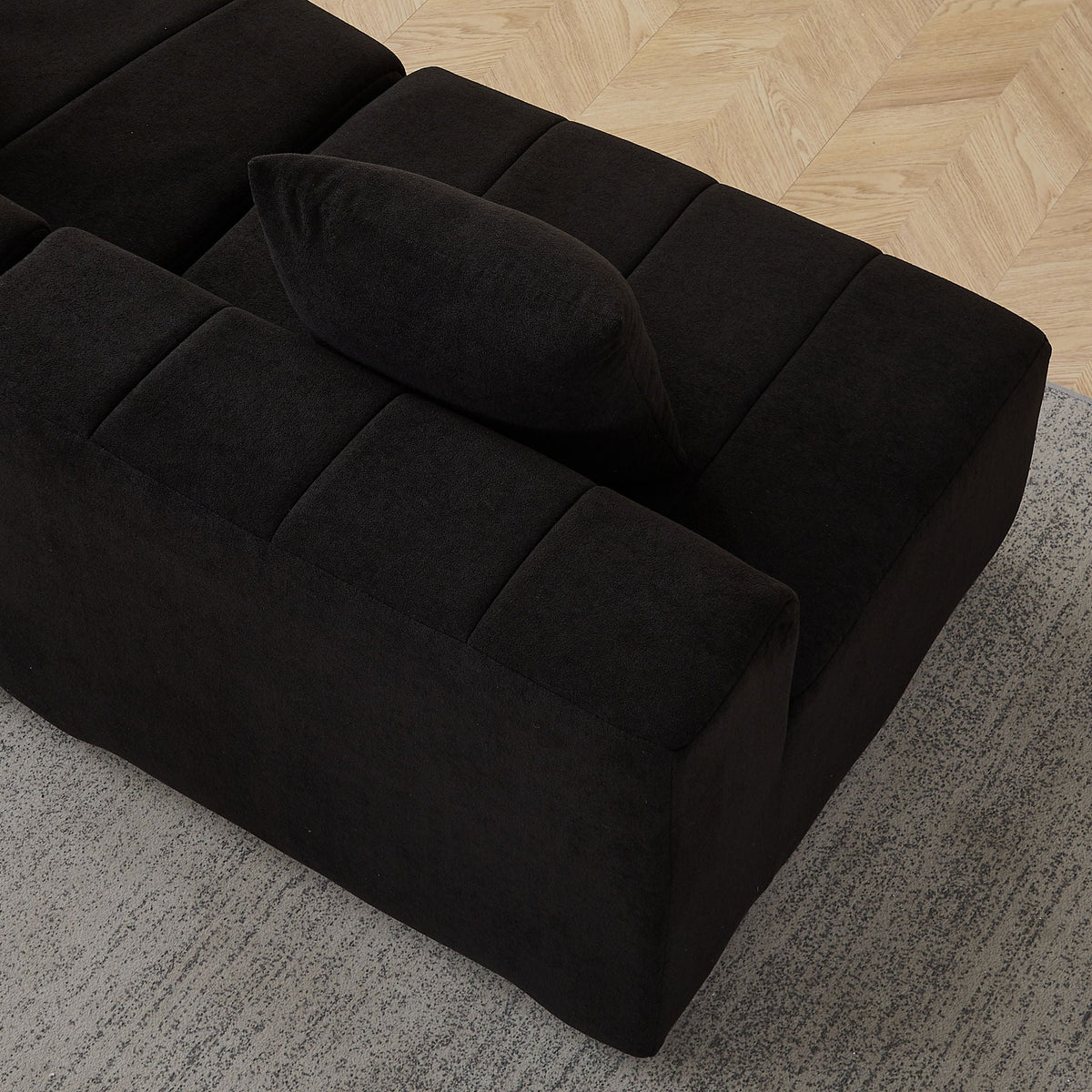 Symmetrical Modular Sofa And Piano Key Design