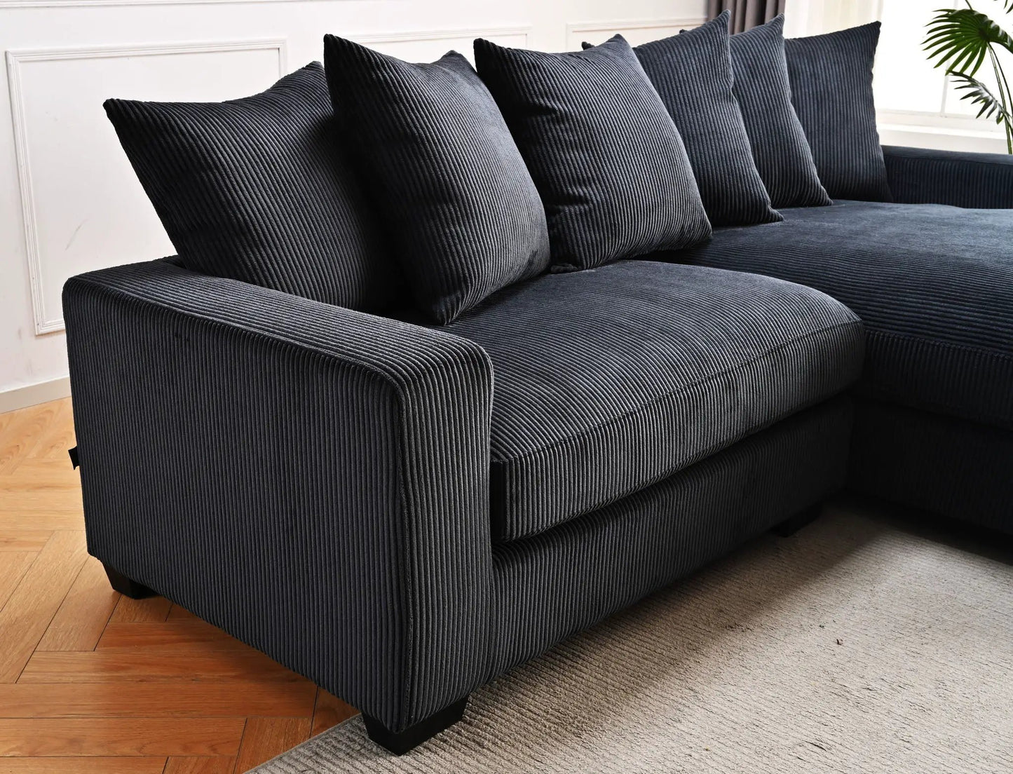 Luxe Oversized 2 Piece Sectional Sofa for Living