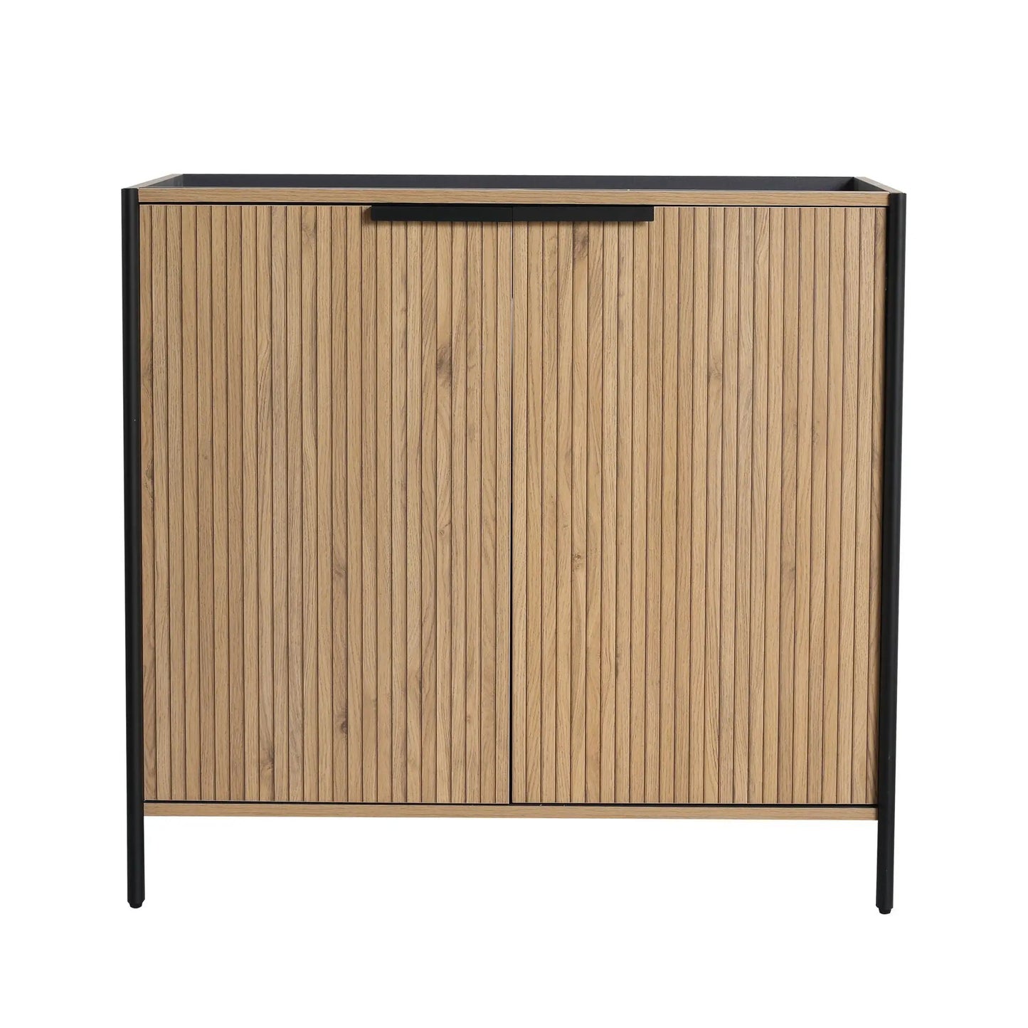Contemporary Vanity with Adjustable Shelves