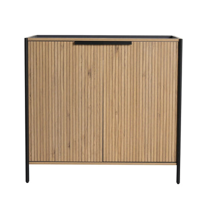 Contemporary Vanity with Adjustable Shelves