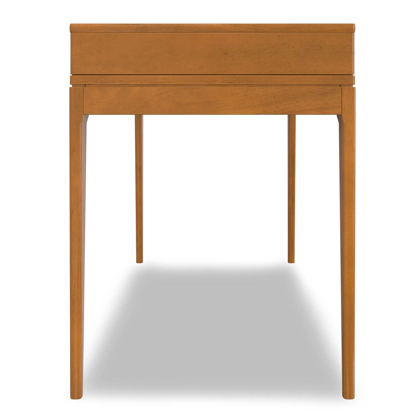 Harper Handcrafted Desk warm oak finish writing desk with straight legs on Tampa Home & Garden Store