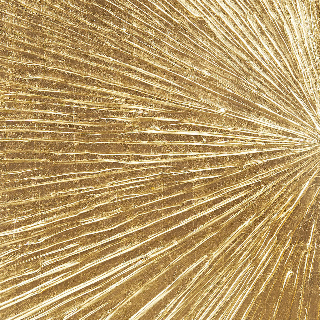 Lumina Aurea Signature Sunburst Hand-Painted Triptych wall art in gold by HouseOfZazla on Tampa Home & Garden Store