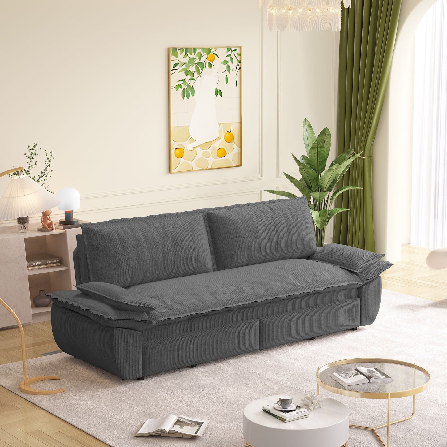 Queen Sleeper Bed and a 3 in 1 Convertible Sofa