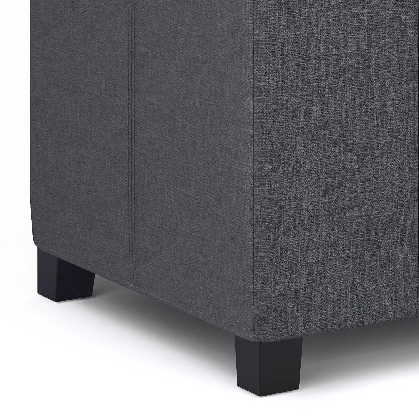 Dover Upholstered Storage Ottoman Bench with Lid