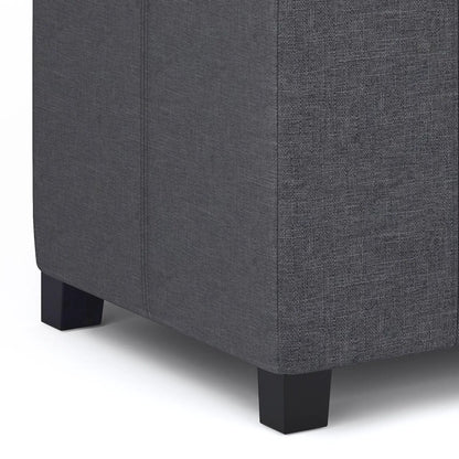 Dover Upholstered Storage Ottoman Bench with Lid