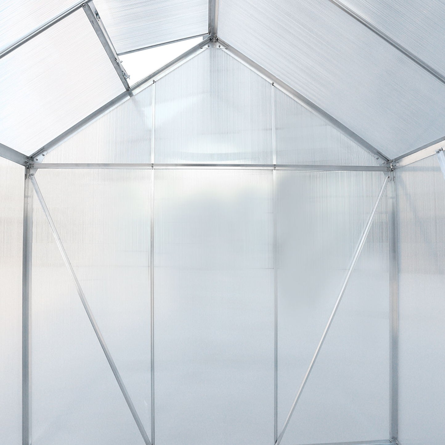 Heavy Duty Polycarbonate Greenhouse Kit and Door