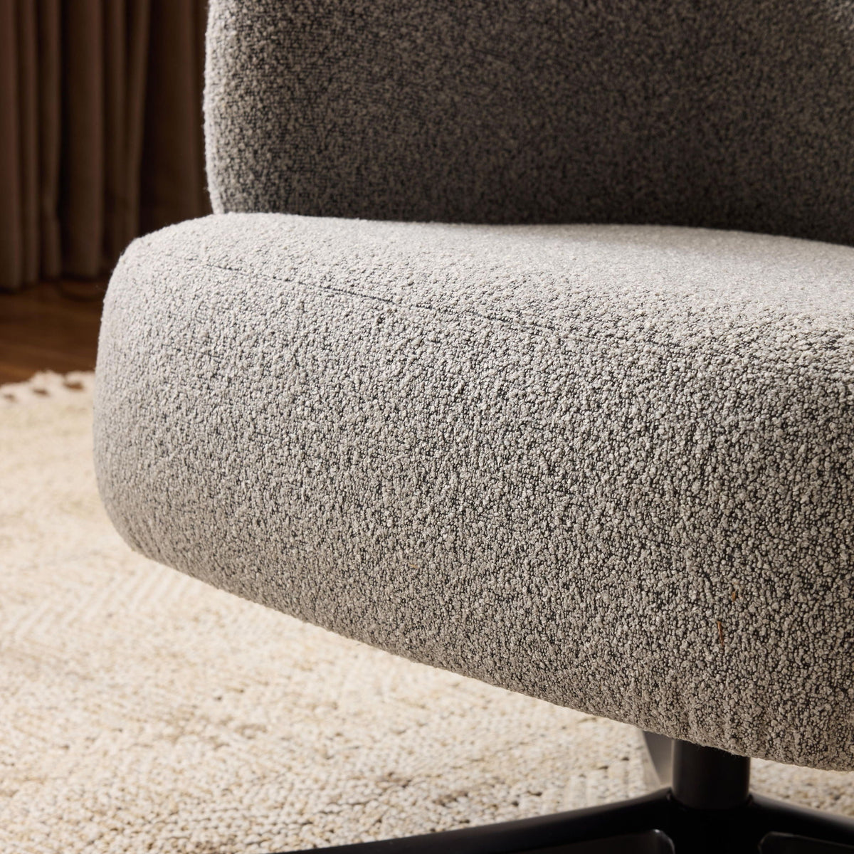 Cozy Cuddle Swivel Chair and Breathable Fabric