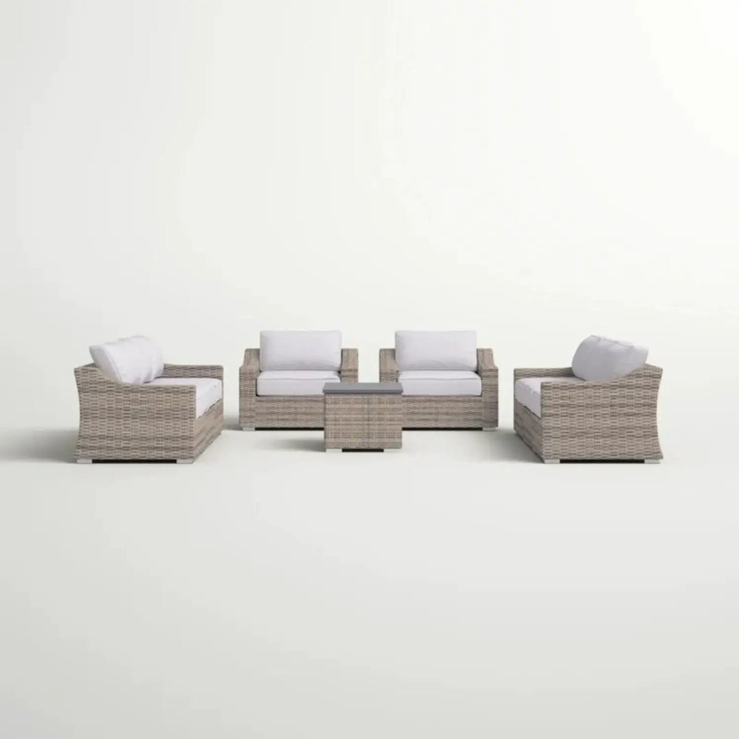 Outdoor Sofa Seating Group with Cushions