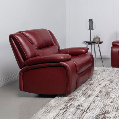 Elodie Plush Glider Recliner and Cushions