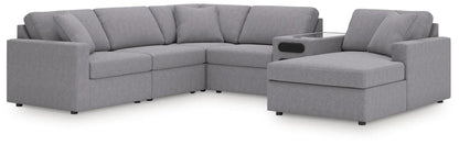 Modmax Sectional in Granite Performance Fabric