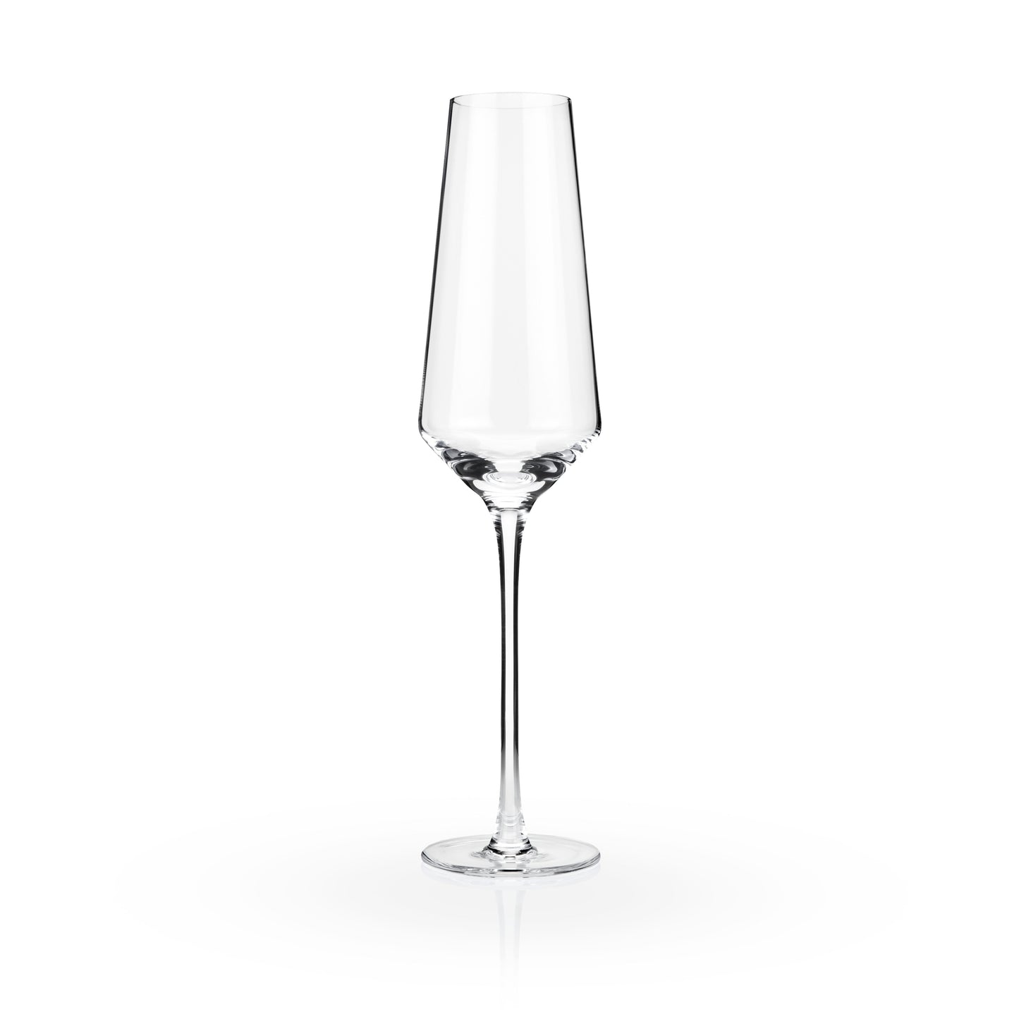 Raye Angled Crystal Champagne Flutes Set of Two