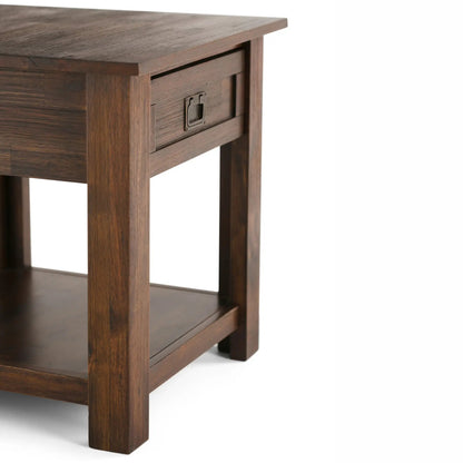 Monroe Handcrafted Side Table and the Acacia Wood