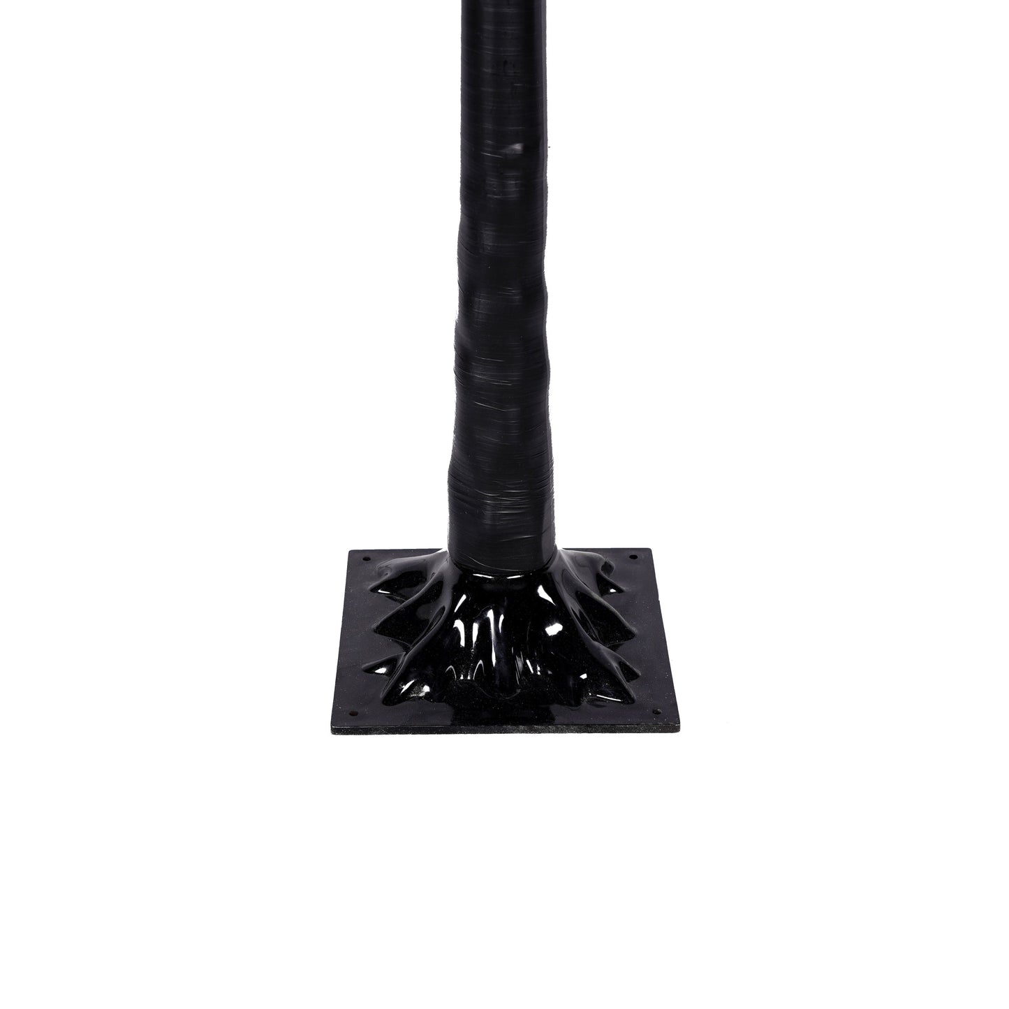 Illuminated Halloween Tree base stand in black metal with square base plate by HouseOfZazla on Tampa Home & Garden Store