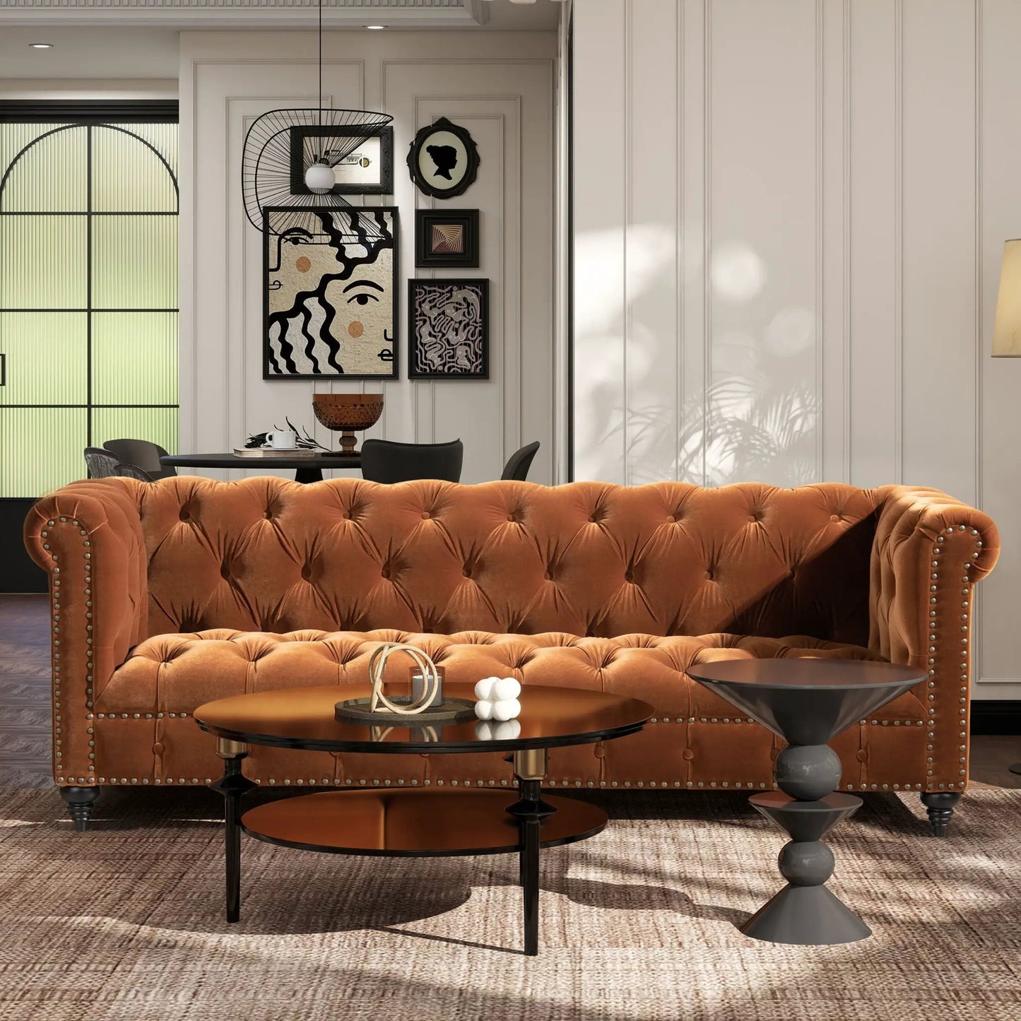Alto Tufted Chesterfield Sofa With Hardwood Frame