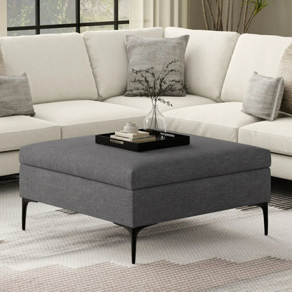 Rebecca Coffee Table Storage Ottoman Lift Lid