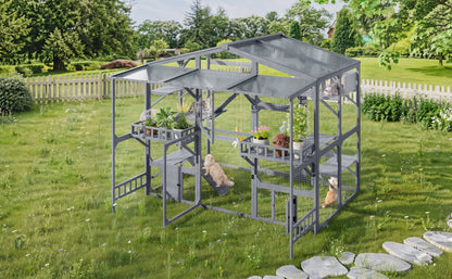 Premium Outdoor Catio and Shelter for the Cats