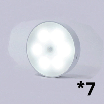 LED motion sensor puck light by UpTrend Deals, rechargeable wireless USB, white, 7-pack on Tampa Home & Garden Store