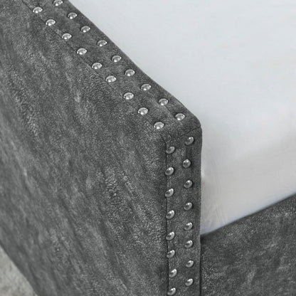 Upholstered Tufted Daybed with Storage Drawers