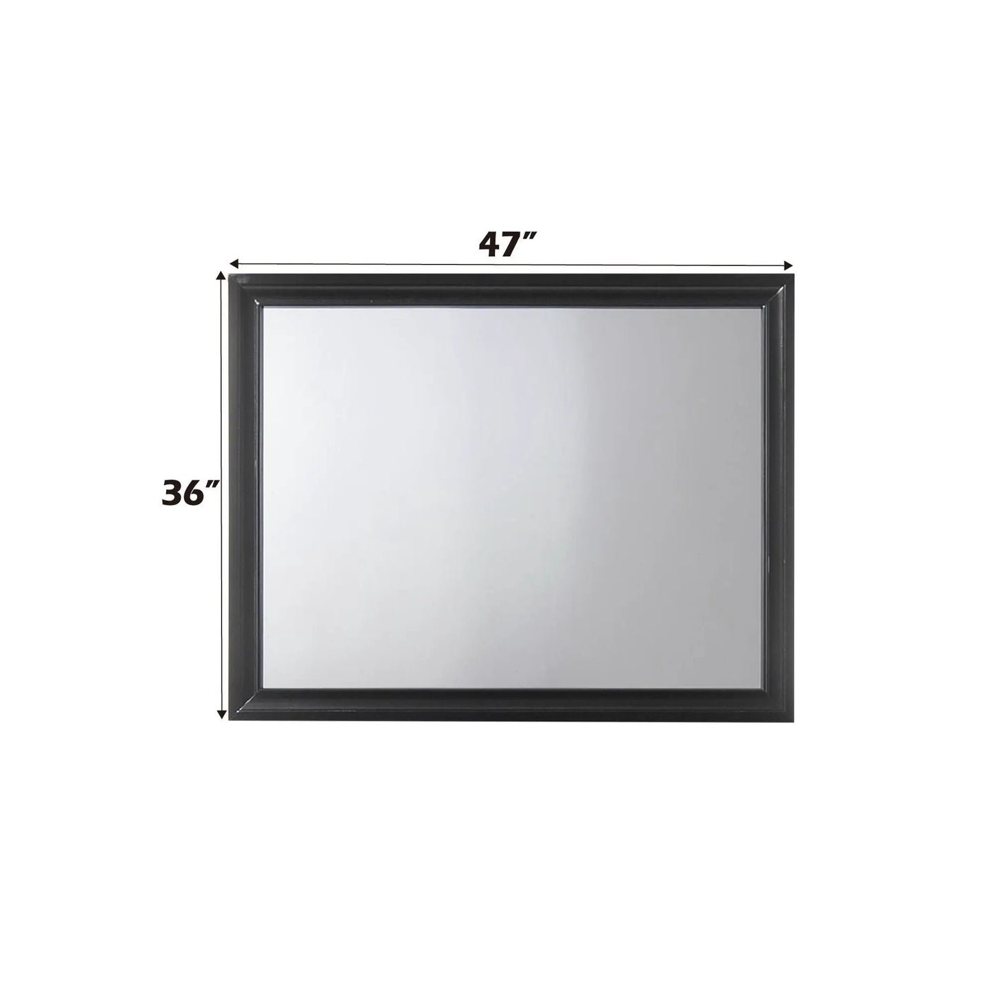 Naima Mirror Minimalist Wood Frame for Space