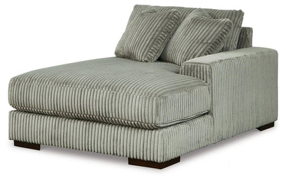 Lindyn Sectional Sofa with Cord Upholstery