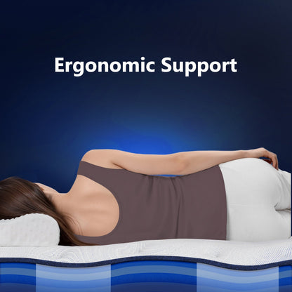 Bedstory Spine Align 12in Full Firm Cooling Hybrid Mattress by HouseOfZazla on a bed on Tampa Home & Garden Store