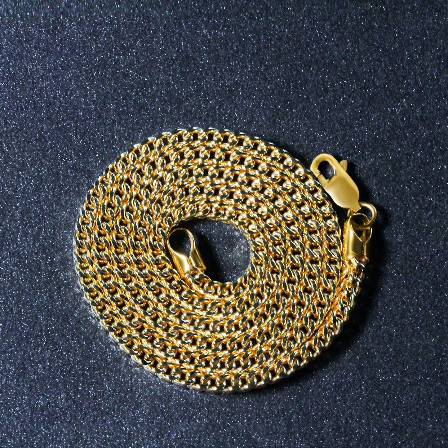 3.2mm 14k yellow gold square Franco chain necklace by Bids.com on Tampa Home & Garden Store