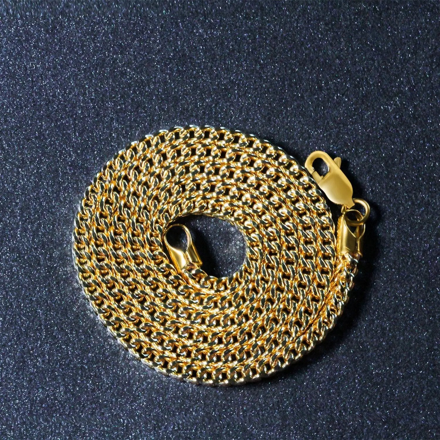 3.2mm 14k yellow gold square Franco chain necklace by Bids.com on Tampa Home & Garden Store