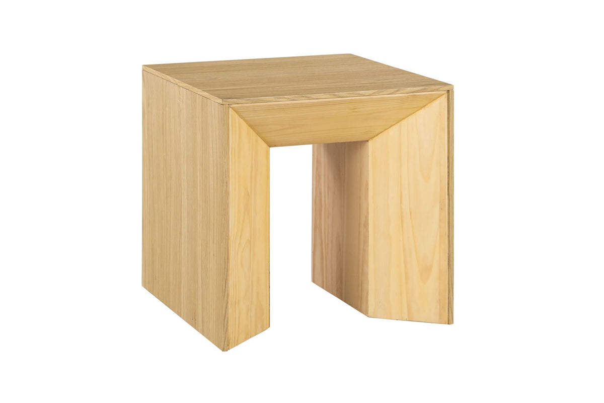 Harold Wood coffee and end tables set of two in solid pine with light brown finish by HouseOfZazla on Tampa Home & Garden Store