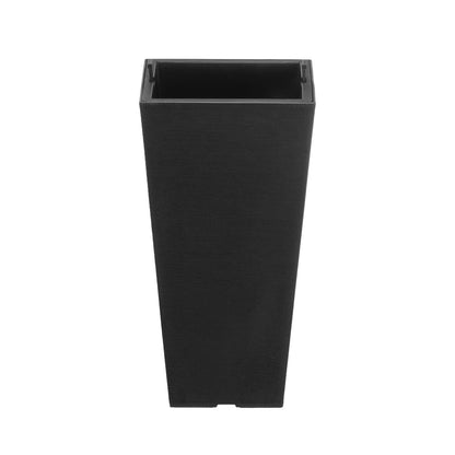 Set of Two Tall Outdoor Planters for Garden Decor