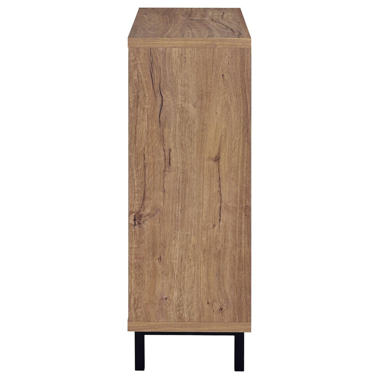 Stagg 2-Door Shoe Storage Cabinet natural wood finish on Tampa Home & Garden Store