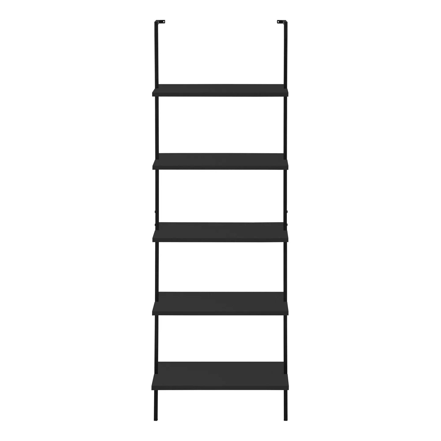 Etagere Bookcase Ladder 5-Tier, black metal office shelf by Unique Piece Furniture on Tampa Home & Garden Store