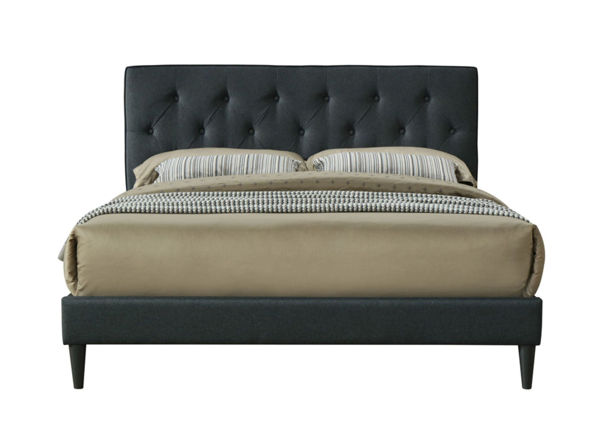 Elegant Channel Bed With Usb And Deep Storage