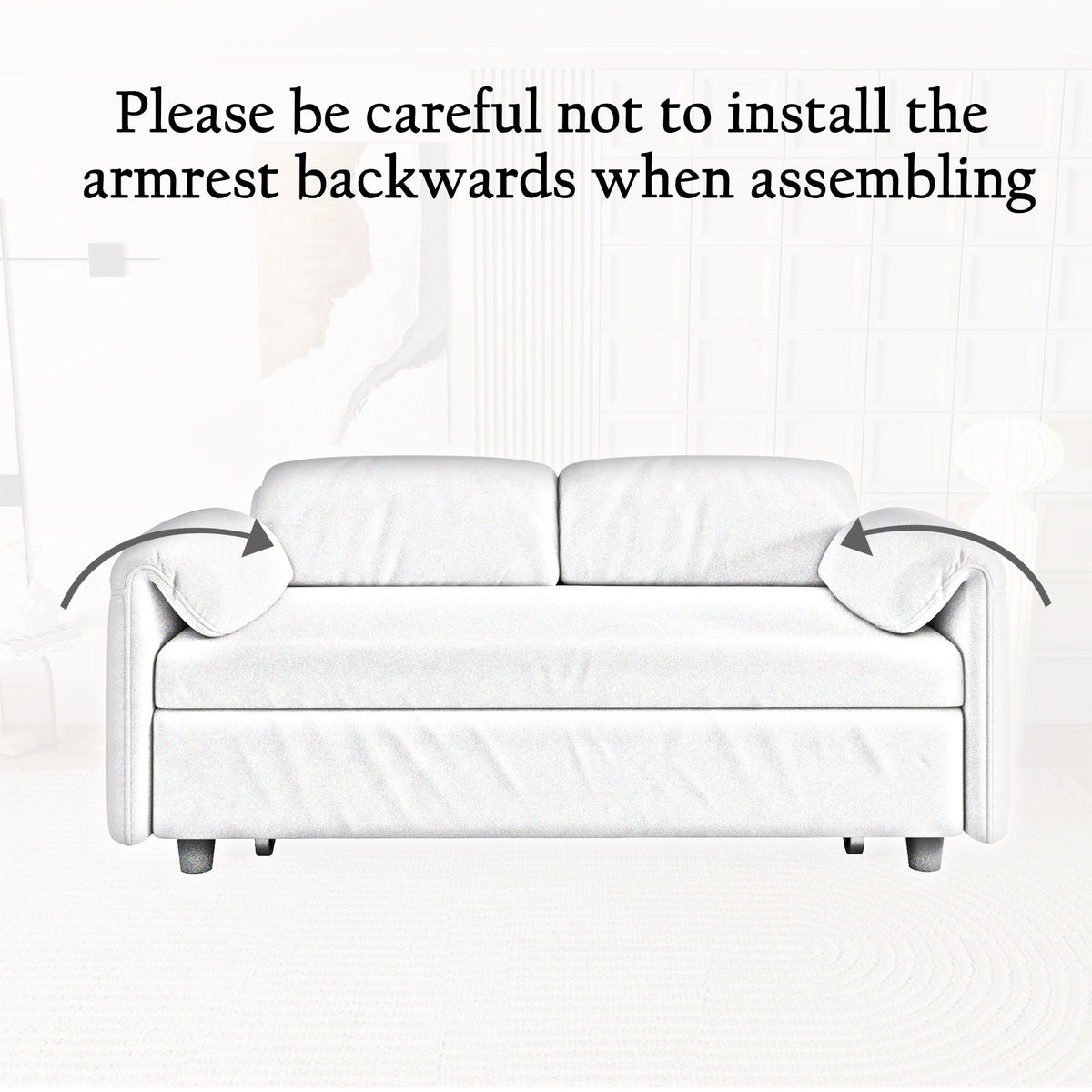 Dual Purpose Sofa and Retractable Queen Bed