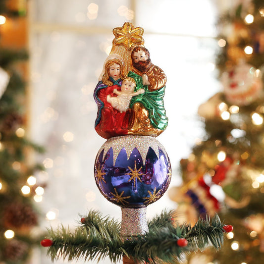 Old World Christmas Nativity Topper - Tampa Home & Garden Store