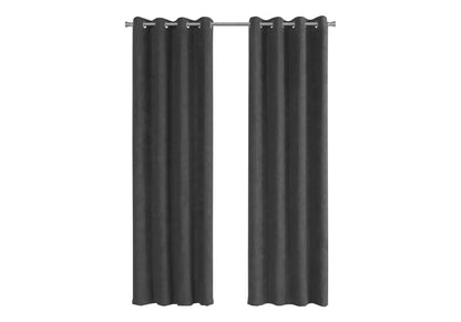 2 Piece Curtain Panel Set Room Darkening Grommet