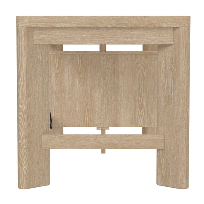 Tan wood writing desk 58 inch by HouseOfZazla with spacious surface on Tampa Home & Garden Store