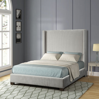 Modern Upholstered Bed And Space Saving Design