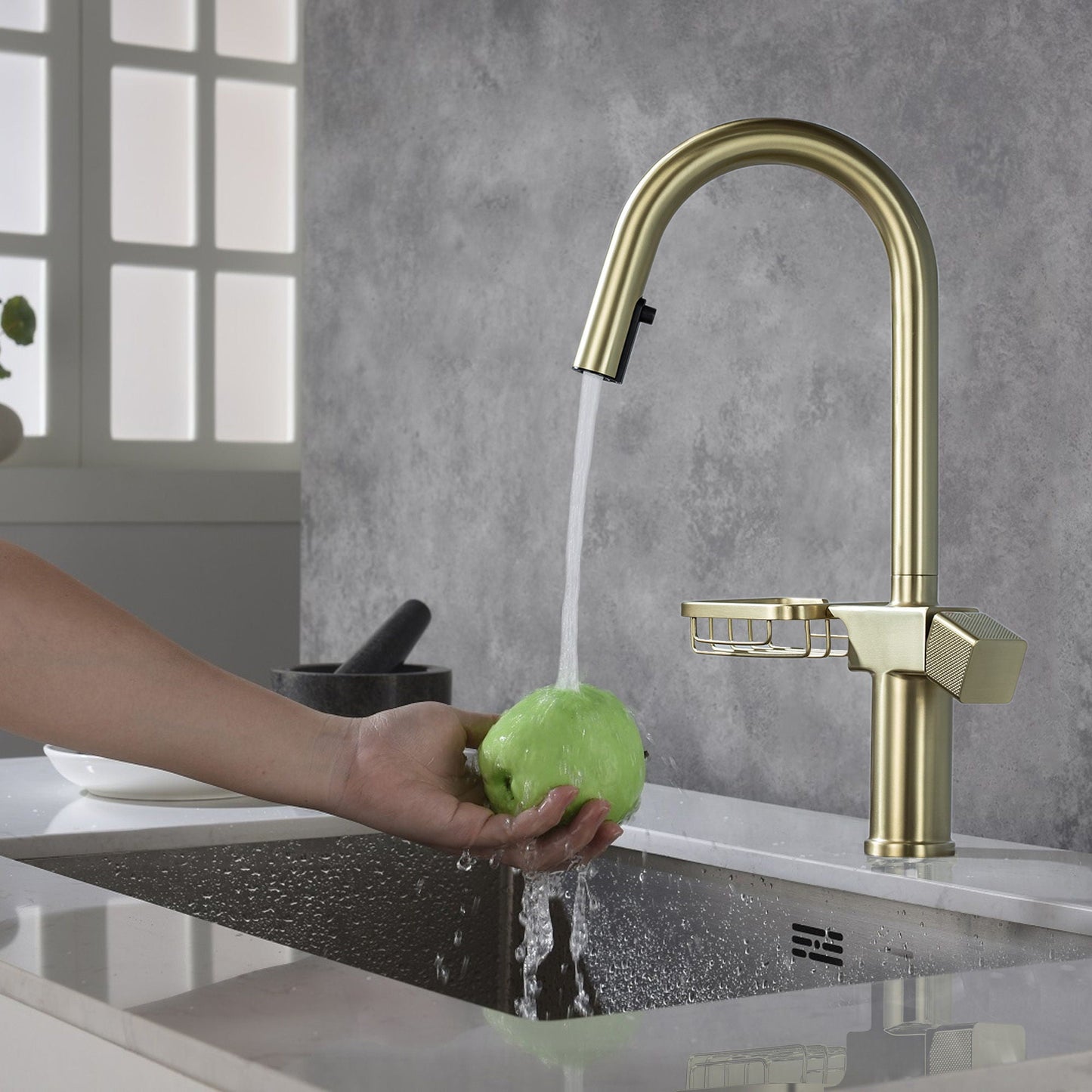 Cincosky High Arc Pull Down Kitchen Faucet