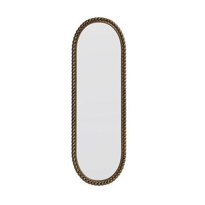 Oval Retro Mirror for Living Room Wall Hanging