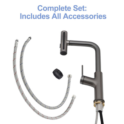 360 Degrees Pull Down Kitchen Faucet with 4 Spray