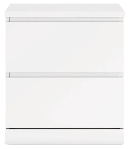 Onita two-drawer accent nightstand in white finish by Unique Piece Furniture on Tampa Home & Garden Store