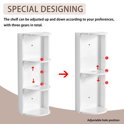 Bathroom Wall Storage Rack With Float Mount