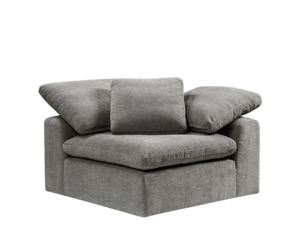 Naveen modular sectional with ottoman, gray fabric 2-piece living room set by Unique Piece Furniture on Tampa Home & Garden Store
