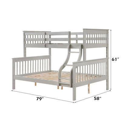 Marita Wooden Bunk Bed and Fixed Right Ladder