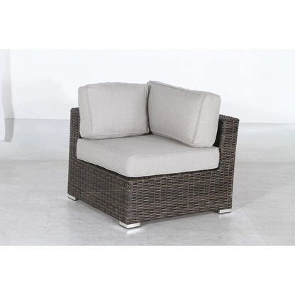 Outdoor Wicker Conversation Set With Cushions